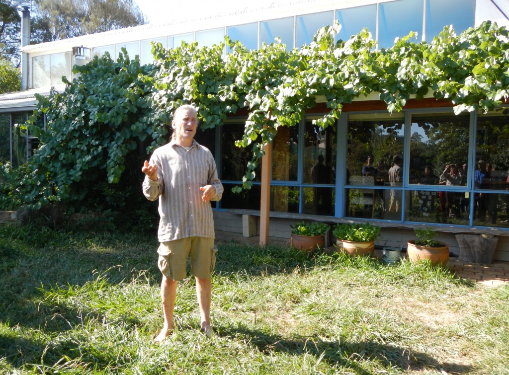 David Holmgren describes his passive solar house design