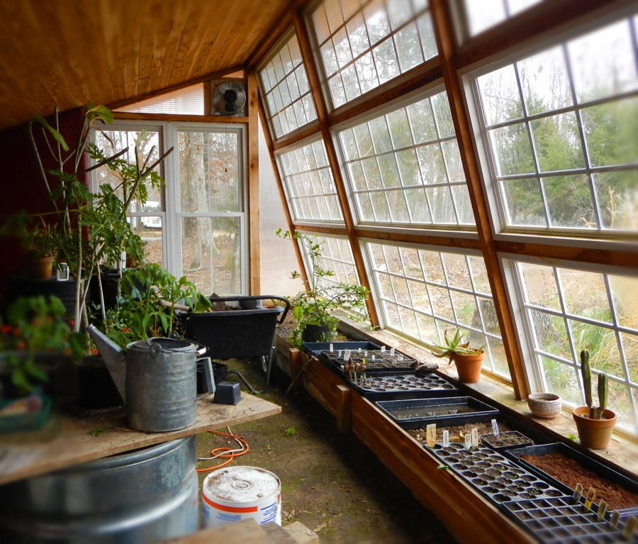 Strawbale greenhouse